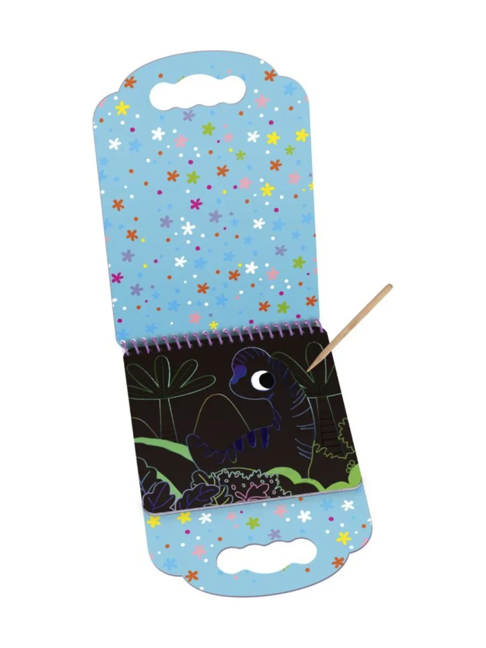 NEW Tookyland Dinosaur Scratch Art Book Montessori Kids Activity Travel Toy Gift